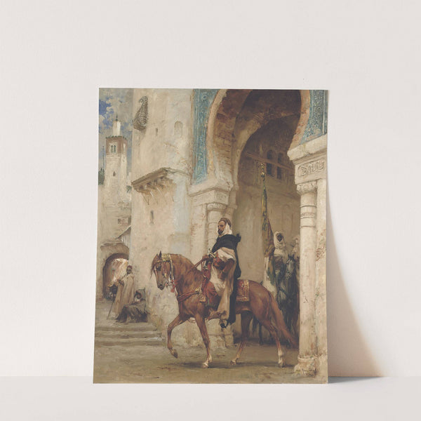 Horseman Leaving A Palace (1902) by Henri Émilien Rousseau