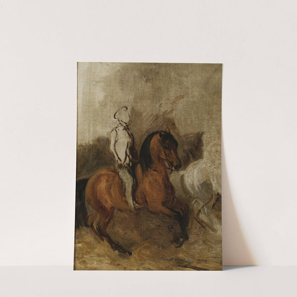 Horseman, sketch by Piotr Michałowski