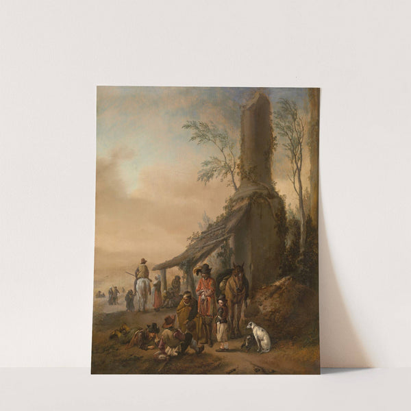 Horseman's Stop 2 by Philips Wouwerman