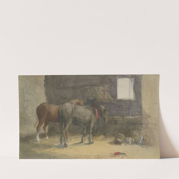 Horses (1794) by George Morland