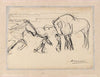Horses and Figures in a Landscape