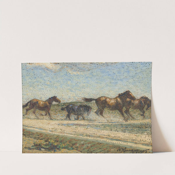 Horses at Large by Nils Kreuger