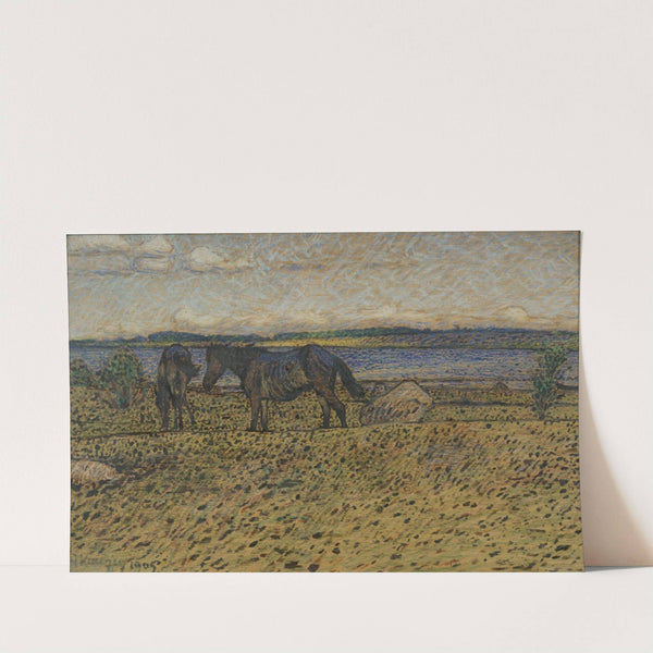 Horses at the Beach by Nils Kreuger