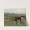 Horses in a Meadow (1871) by Edgar Degas