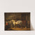 Horses in a stable by Willem Johan Boogaard