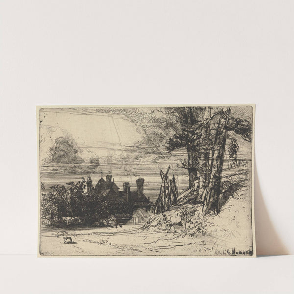 Horsley's House at Willesley by Francis Seymour Haden