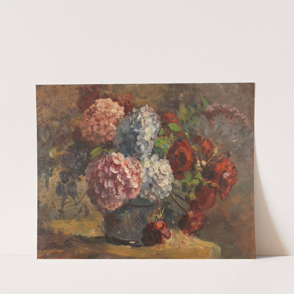 Hortensien und Rosen (1900) by Anna Peters