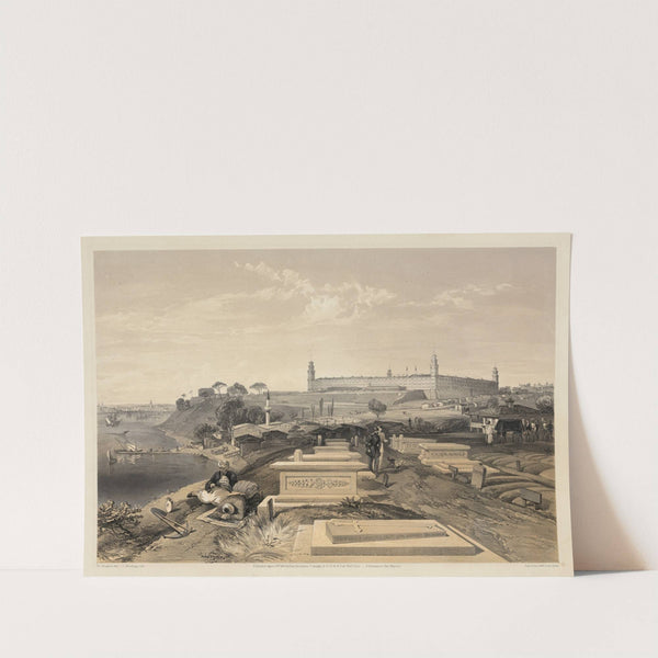 Hospital and cemetery at Scutari (1855) by William Simpson