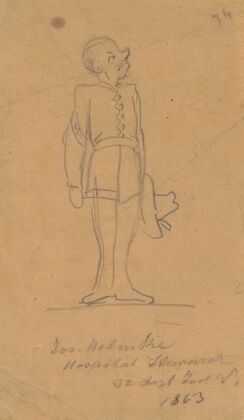 Hospital steward, John M. Helmke, 32nd Regiment, Indiana Volunteers, 1863