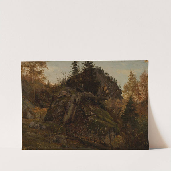 Høststudie. Bjelland, Mandal by Amaldus Nielsen