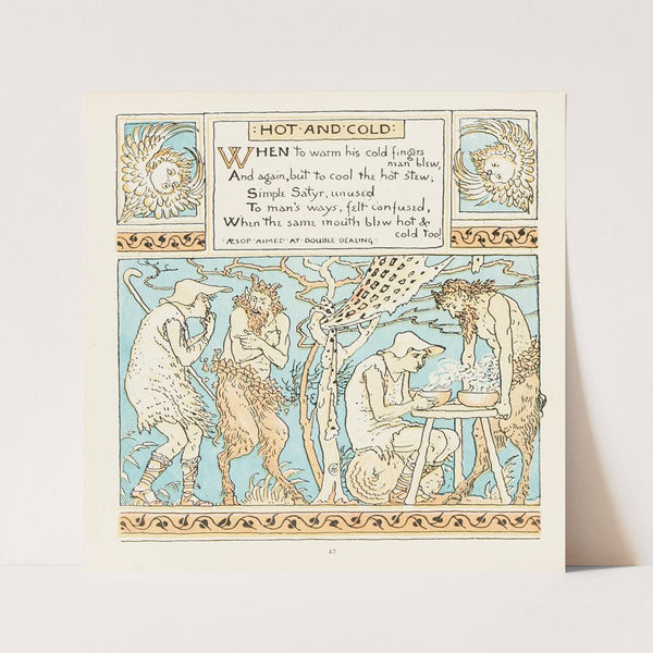 Hot and Cold (1908) by Walter Crane
