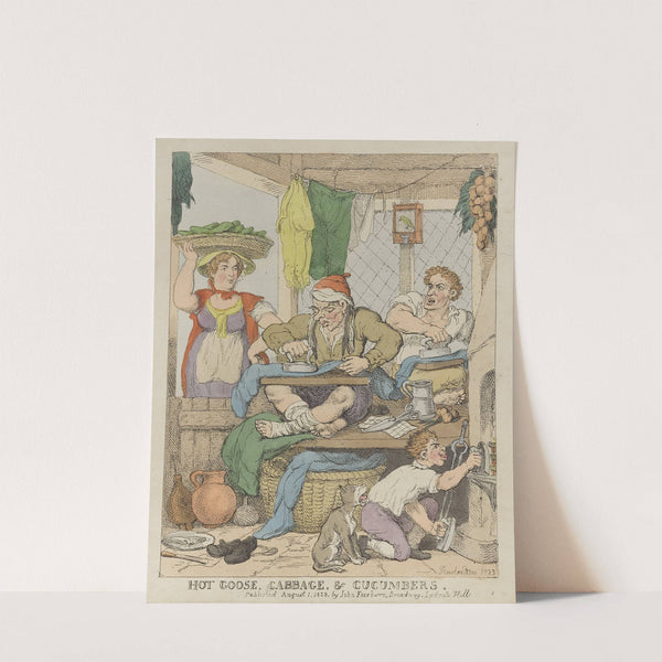 Hot goose, cabbage & cucumbers (1923) by Thomas Rowlandson