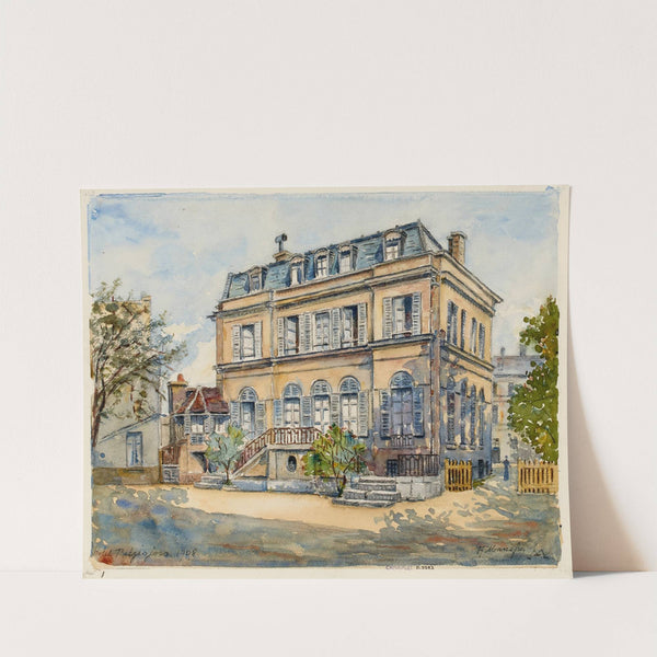 Hôtel de la princesse Belgiojoso, 28 rue du Montparnasse (1908) by Georges-Henri Manesse