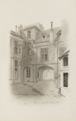 Hôtel de la Vieuville rue Saint-Paul, 4ème arrondissement (1895-1905) — size preview