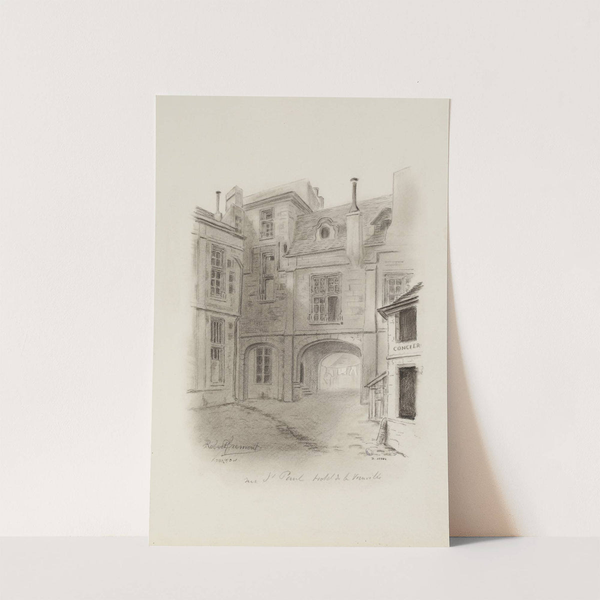 Hôtel de la Vieuville rue Saint-Paul, 4ème arrondissement (1895-1905) by Robert Frémont