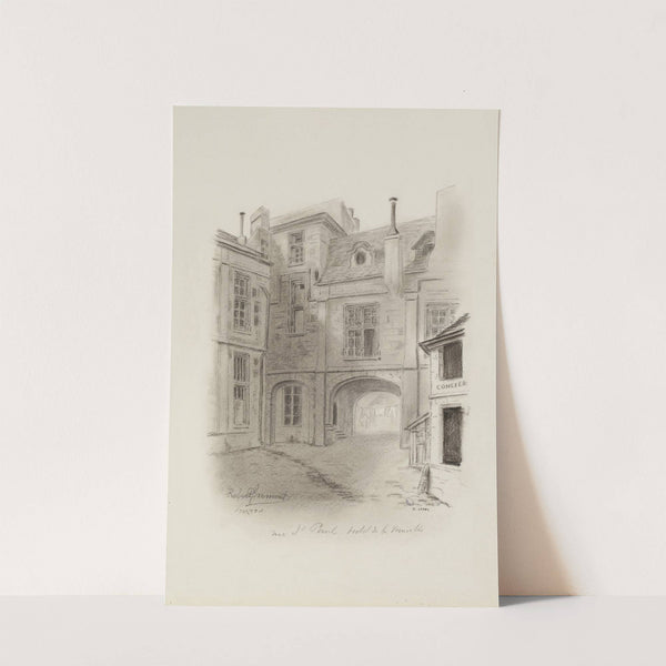 Hôtel de la Vieuville rue Saint-Paul, 4ème arrondissement (1895-1905) by Robert Frémont