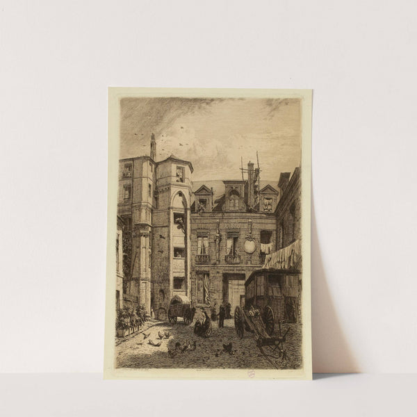 Hôtel passage Charlemagne (1866) by Alfred Alexandre Delauney