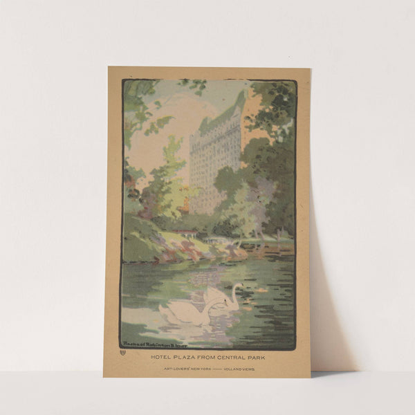 Hotel Plaza from Central Park (1914) by Rachael Robinson Elmer