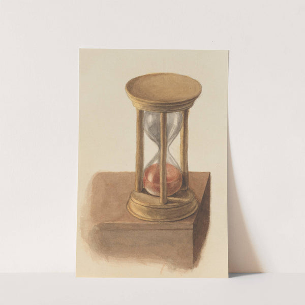 Hourglass (ca. 1872-1874) by Mary Vaux Walcott