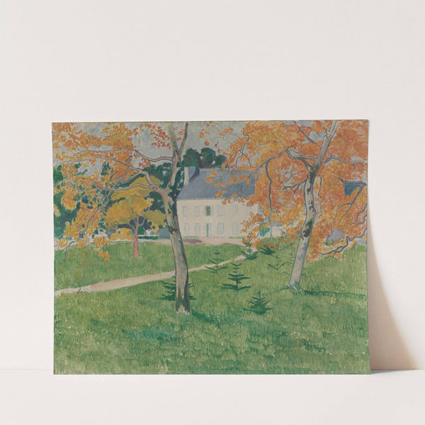 House among trees; Pont-Aven (1888) by Emile Bernard