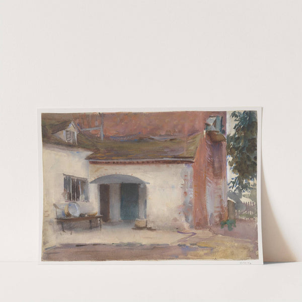 House and Courtyard by John Singer Sargent