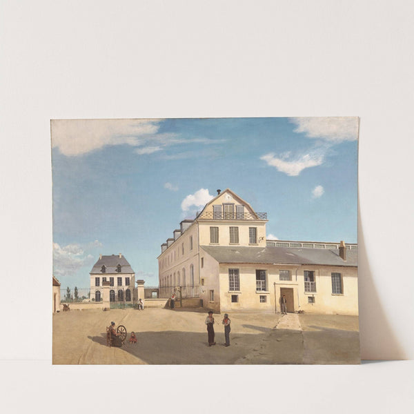 House and Factory of Monsieur Henry by Jean-Baptiste-Camille Corot