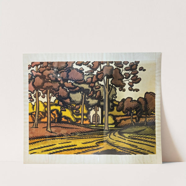 House behind the trees by Georges Gaudion