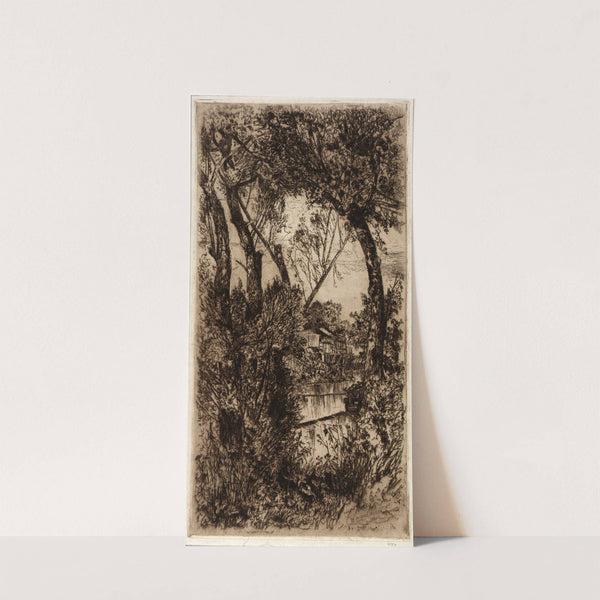 House by a Stream (1881) by Mary Nimmo Moran