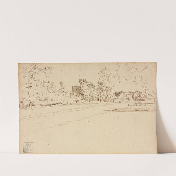 House in Hammersmith (c. 1842–91) by Charles Samuel Keene