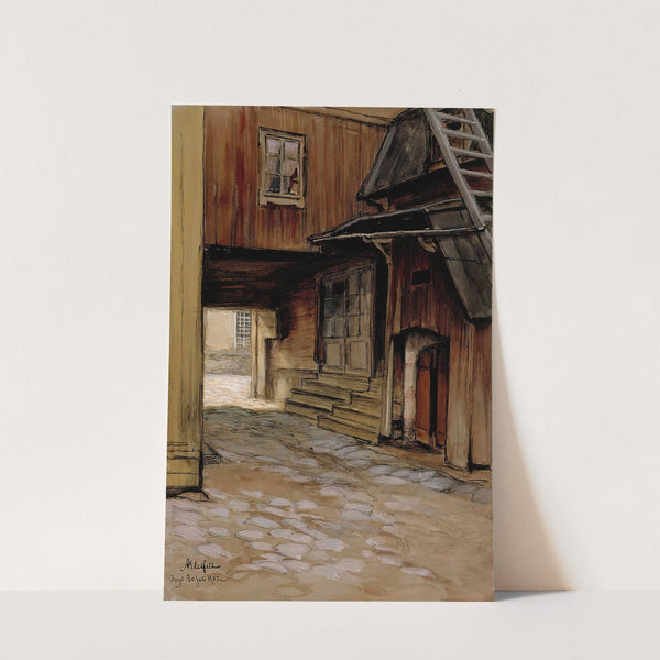 House in Porvoo (1902) by Albert Edelfelt