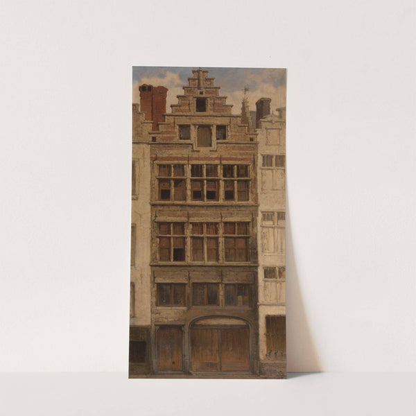 House in the Braderijstraat (1869) by Henri François Schaefels