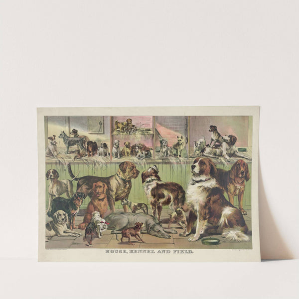 House, kennel and field (1893) by Currier & Ives.