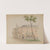 House with Flag by American 20th Century