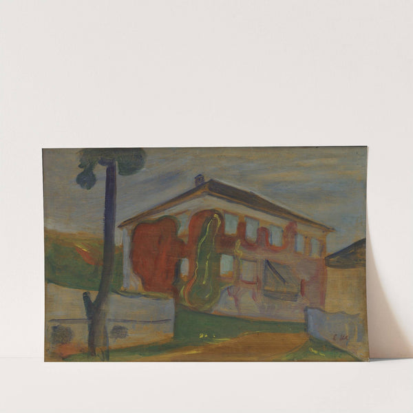 House with Red Virginia Creeper (1900) by Edvard Munch