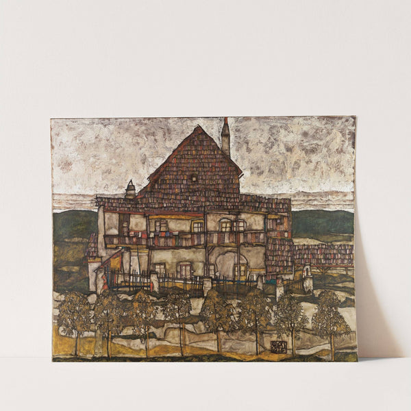 House with Shingle Roof (Old House II) (1915) by Egon Schiele