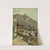 Houses along a road near a mountain by Geo Poggenbeek