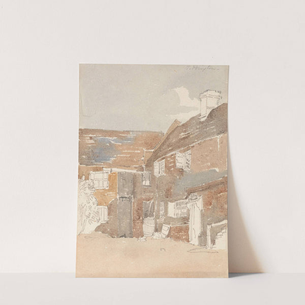 Houses at Teddington on the Thames by Peter DeWint