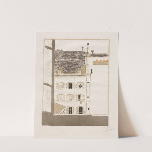 Houses In A Courtyard by Pierre Bonnard