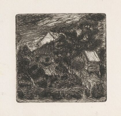 Houses in an orchard (1930)