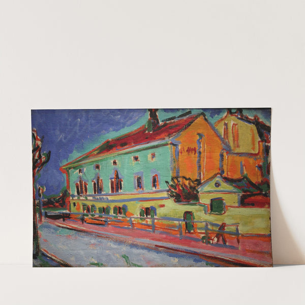 Houses in Dresden by Ernst Ludwig Kirchner