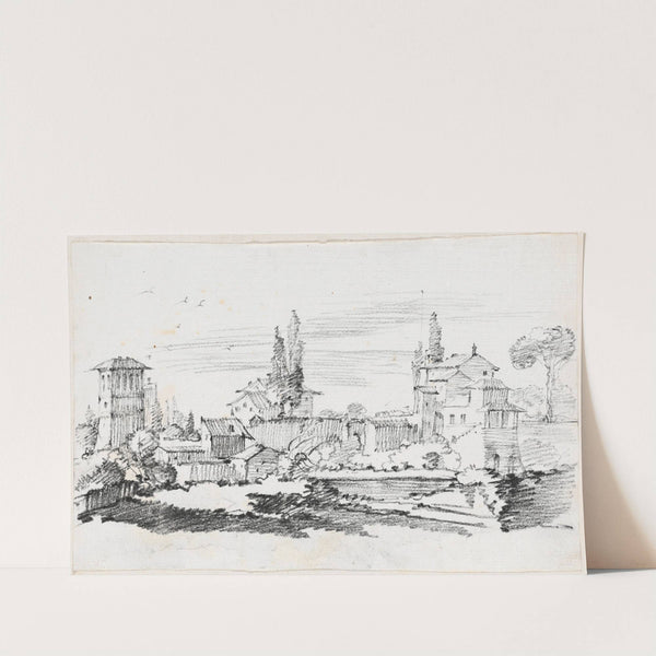 Houses in Italy by Joseph-Marie Vien