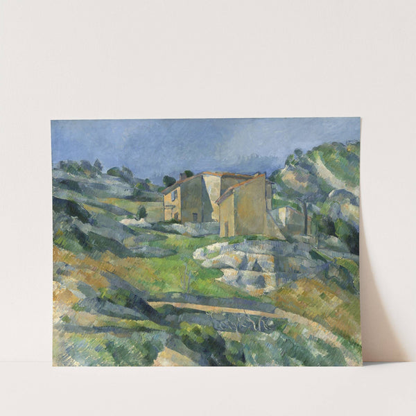 Houses in Provence – The Riaux Valley near L’Estaque (c. 1883) by Paul Cézanne