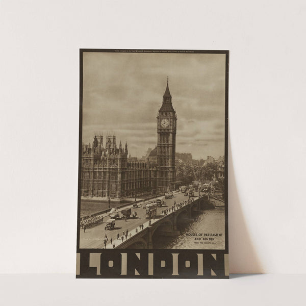 Houses of Parliament and 'Big Ben' - London by Dixon Scott