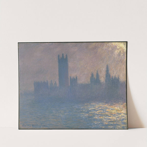 Houses of Parliament, Sunlight Effect (Le Parlement, effet de soleil) (1903) by Claude Monet