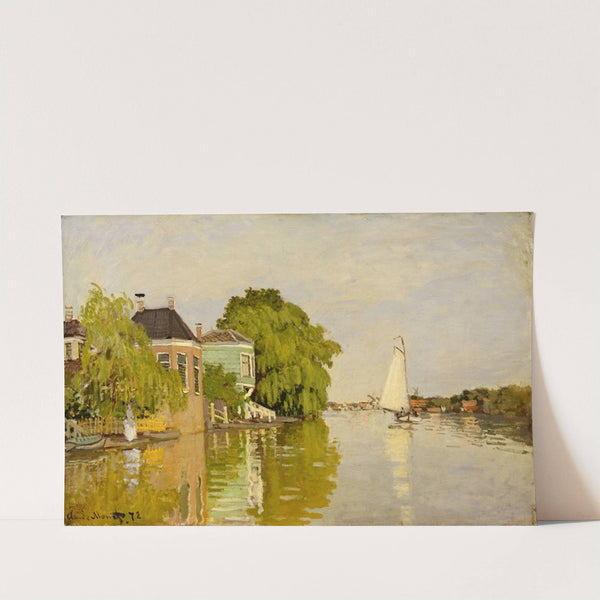 Houses on the Achterzaan (1871) by Claude Monet