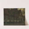 Houses on the Breedstraat, Enkhuizen by Eduard Karsen