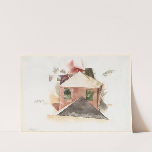 Houses with Red (1917) by Charles Demuth