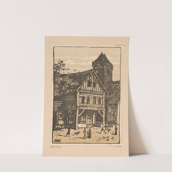 Houten huis en stenen toren (1866 - 1939) by Bernard Willem Wierink