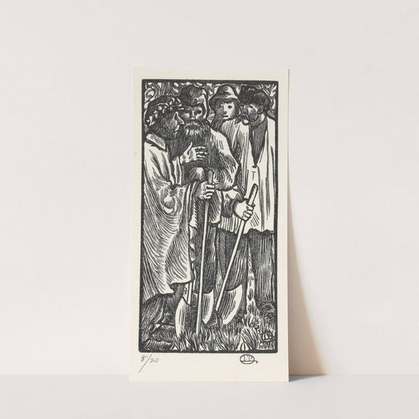 Houthakkers (1894) by Lucien Pissarro