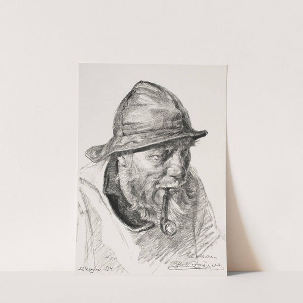 Hoved af en skagensfisker by Peder Severin Krøyer